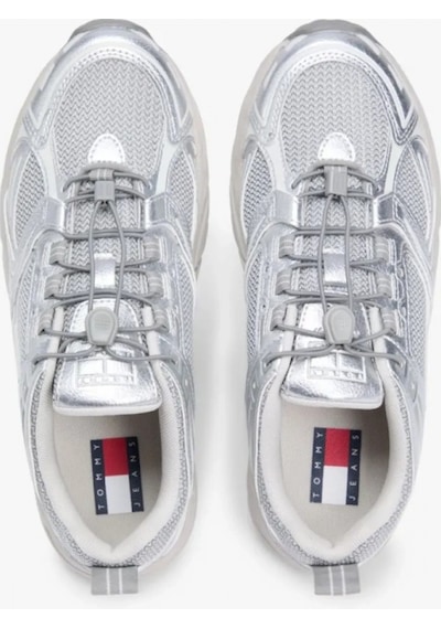 Tommy Hilfiger Archive '97 Kadın Gri Sneaker En0en029230ıo Gri