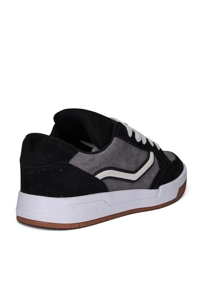 Zacoz Çocuk Yetişkin Unisex Günlük Spor Ayakkabı 36-40 Numara Sneaker Siyah - Füme