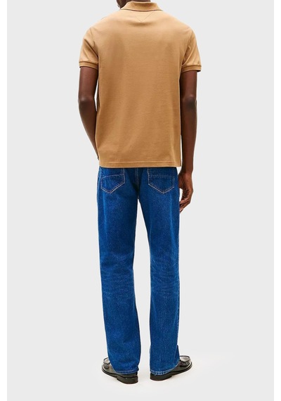 Tommy Hilfiger Erkek Polo Yaka T Shirt Mw0mw39994 Gwa Kahve Kahverengi