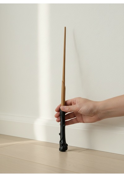 Harry Potter Ikonik Büyücü Asası - Ağaç Dokulu Özel Seri Doğa Dostu Pla 3d 30 CM