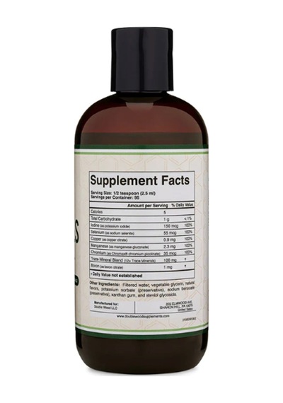 Double Wood Trace Mineral Supplement 236ml 95 Servis. Abd Me...