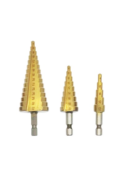 Merttools Bits Saplı Kademeli Matkap Ucu Seti Kaliteli Seri Çantalı