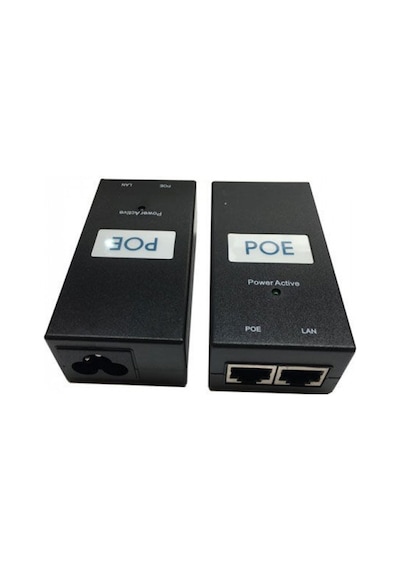 24 Volt 1 Amper Aktif Poe Adaptör Poe Switch İnjector