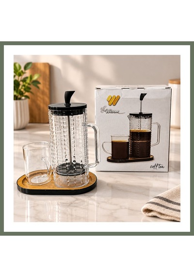 Bezos French Press 650 Ml Bezos1 Çok Renkli