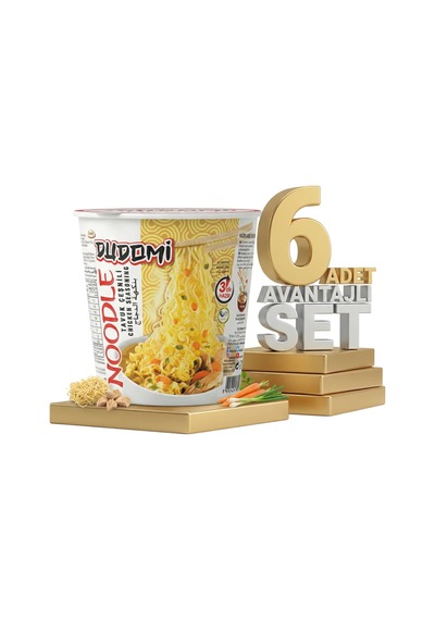 Dudomi Bardak Tavuk Çeşnili 6x60 Gr