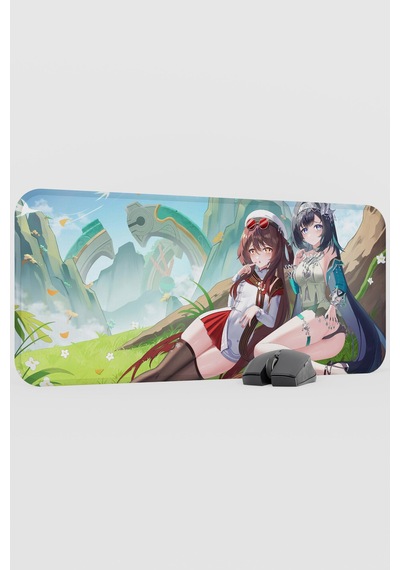 Lan Yan Genshin Impact Anime Oyuncu V4 - 70x30 Xl Gaming Mouse Pad Fare Altlığı