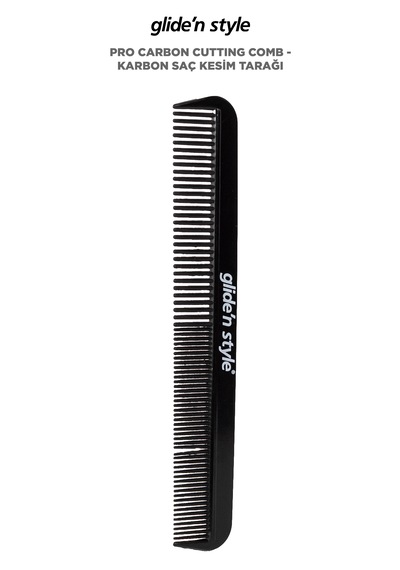 Pro Carbon Cutting Comb - Karbon Saç Kesim Tarağı Gs-284
