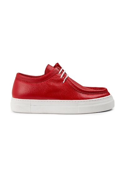 Deery Hakiki Deri Kırmızı Kadın Sneaker - Z1682zkrmc01 Kırmızı