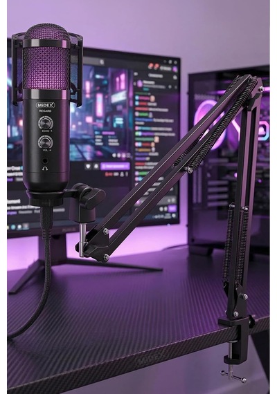 Regard Rgb Set Usb Ekholu Oyuncu Ve Yayıncı Mikrofonu Kayıt Gaming Tiktok Twitch Canlı Yayın Discord Youtube