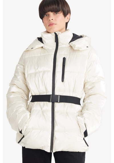 Defacto Regular Fit Kapüşonlu Mont F9979ax25wner128 Ekru-er128