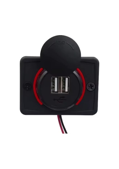 3.1A Çift Usb Çıkışlı Şarj Soketi Araba Tekne Karavan Uyumlu