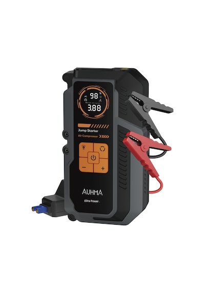 Auhma A9944 Araç Takviye Cihazı & Hava Kompresörü 16000mah Powerbankli 150 Psı Akıllı Akü Booster Ta