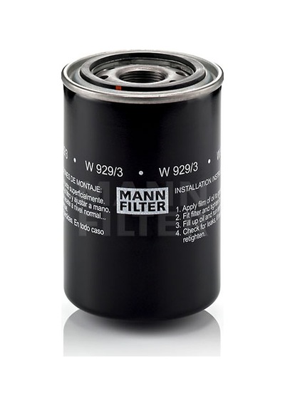 Mann Filter Yağ Filtresi W929/3