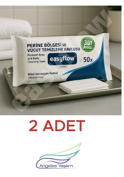 Easyflow Perine Ve Vücut Temizleme Havlusu 2 Adet Standart