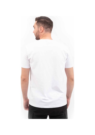Outdoor T-shirt Günlük Pamuklu Basic Erkek Basetı03 Beyaz