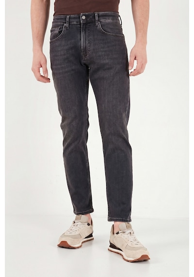 Buratti Pamuklu Comfort Fit Normal Bel Jeans Erkek Kot Pantolon 4412c88texas Siyah