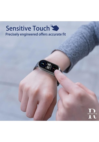 Xiaomi Mi Band 7 İçin Kılıf Matte Premium Slim Watchband Siyah