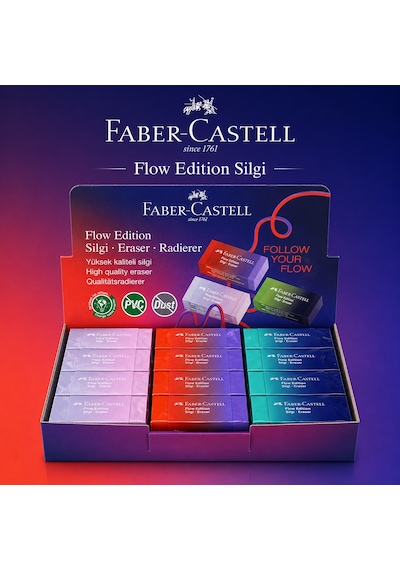 Faber Castell Flow Edition Silgi 3 Adet