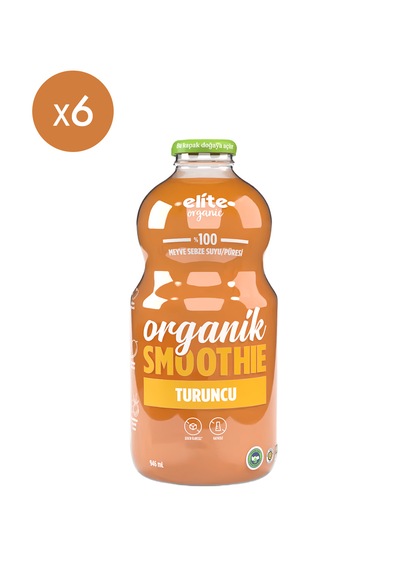6'lı Organik Turuncu Smoothie 946 Ml