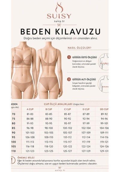 Suısy Onyx Curve Dantelli Büstiyer Sütyen Külot Takımı Gül Kurusu