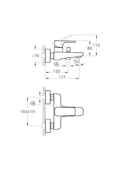 Artema Sento Banyo Bataryası A42516 Krom
