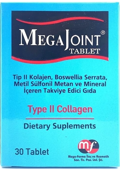 Mega Joint Tip Ii Kolajen 30 Kapsül