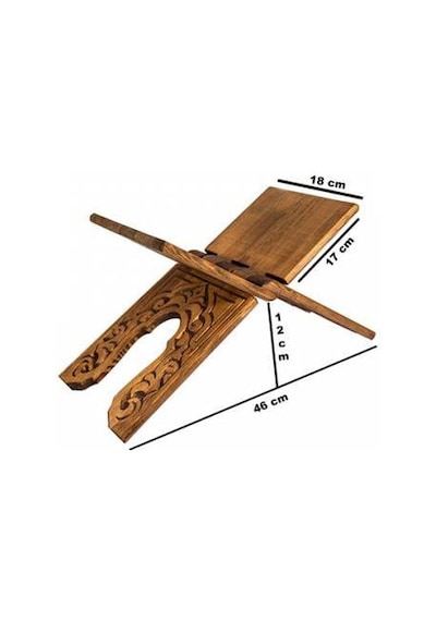 Ahşap Rahle Oymalı Rahle - Küçük - 45cm