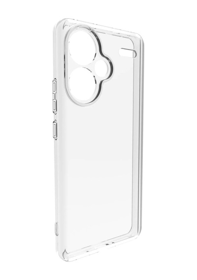 Logis Redmi Note 12 Pro Plus Kılıf Süper Silikon Şeffaf Şeffaf