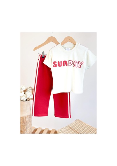 Poala Kids Sunday Eşofman Takım Kırmızı