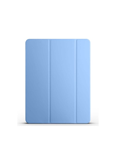 İpad Pro 12.9 2020 4.nesil A2229-a2069-a2232-a2233 Uyumlu Smart Cover Standlı 1-1 Tablet Kılıfı - Gold - T13364