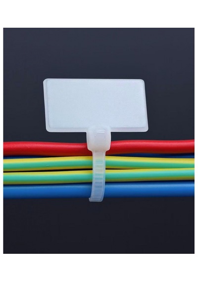 110x2.50mm Etiketli Kablo Bağları-100 Adet 110x2.50mm 100 Adet