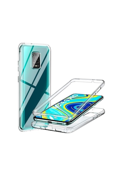 Xiaomi Redmi Note 9 Pro Kilif 360 Seffaf Ön Arka Silikon 399316499