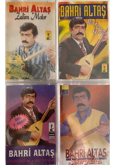 4 Çeşit Uzun,Oyun Hava Ve Türkülerden Oluşan Bahri Altaş Kaset