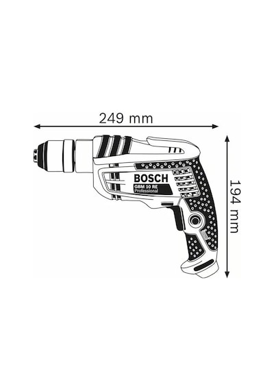 Bosch Professional GBM 10 RE Darbesiz Matkap - 0601473600