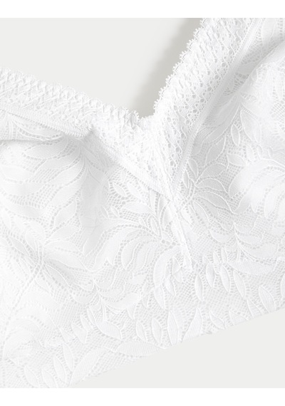 Marks & Spencer Flexifit:trade Mark: Dantel Detaylı Balensiz Toparlayıcı Sütyen Beyaz