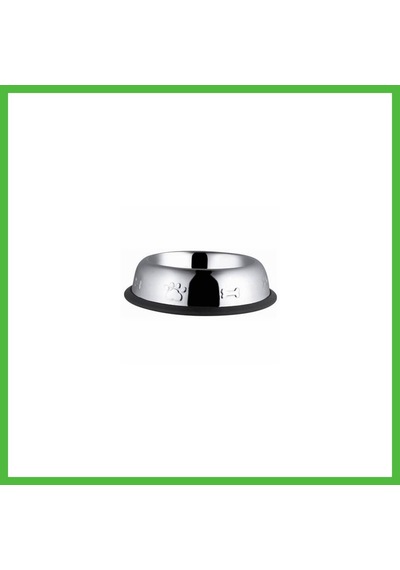 Vaveni Desenli Oval Metal Kedi Ve Küçük Irk Köpek Mama Su Kabı 8 Oz 12 Cm Arz