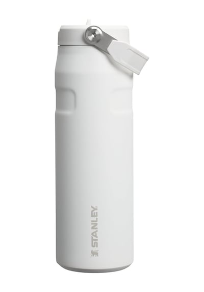Stanley Iceflow Aerolight Flip Straw 2.0 Pipetli Su Şişesi, 0.7 Litre, Beyaz Frost / 10 Saat Soğutur. - 3 Gü Genel