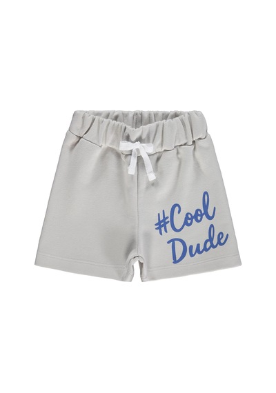 Civil Boys Tough Kid Baskılı 2-5 Yaş Kapri - Bej Taş Rengi