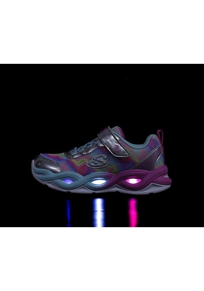 Skechers Twısty Glow Çocuk Günlük Işıklı Ayakkabı 303716l-smlt Çok Renkli