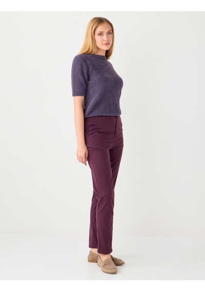 Jimmy Key Jimmy Key Bordo Normal Bel Normal Paça Gabardin Pantolon 5ww184558562