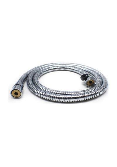 Yt22 Star Krom Örgülü Taharetmatik Spiral Hortumu 110-120cm Krom Diğer