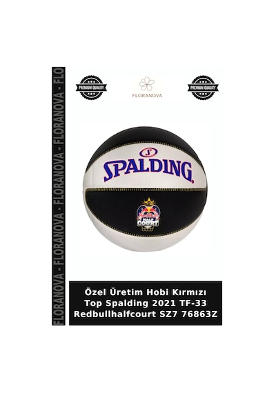Özel Üretim Hobi Kırmızı Top Spalding 2021 Tf-33 Redbullhalfcourt Sz7 76863z