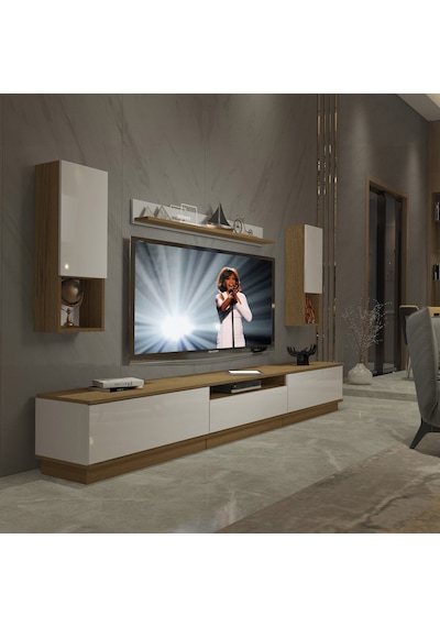 Decoraktiv Trendstyle 270das Mdf Tv Ünitesi Tv Sehpası Pera - Beyaz