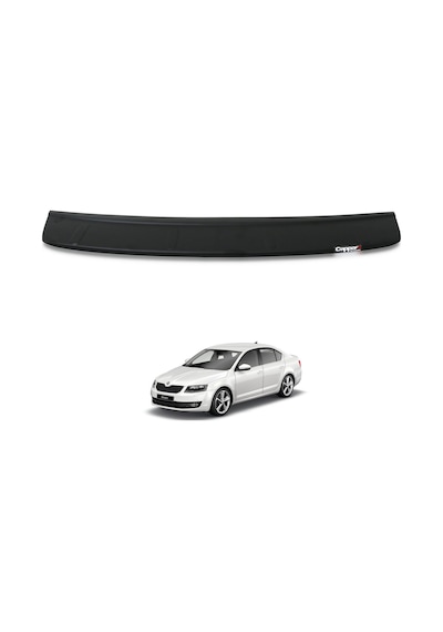 Skoda Octavia A7 Arka Tampon Eşiği - Mat Siyah Sd 2013-2019