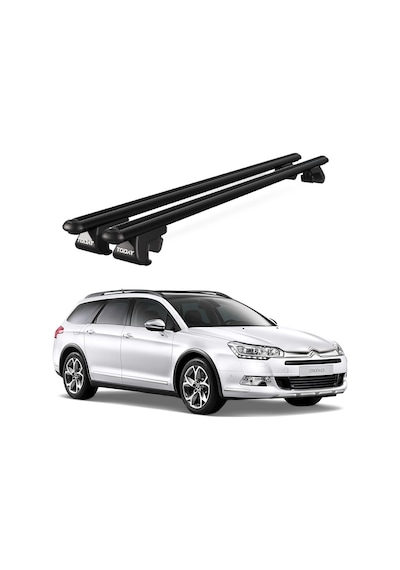 Venüs Citroen C5 Station Wagon 2008 Ve Sonrası Uyumlu Siyah Ara Atkı Port Bagaj Tavan Barı