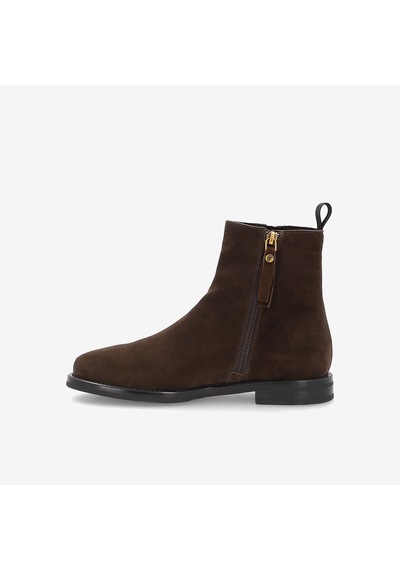 Cacao Dark Brown Bot Kadın 98c6 Frau Waxy Ankle Boot Acı Kahverengi