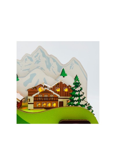 Doğu Ekspresi 3d Puzzle Ahşap Minyatür Maket Kiti Dıy Kendin Yap