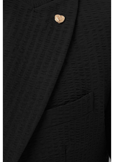 Rizzup Erkek Slim Fit Likralı Siyah Blazer Ceket Gofre Dokulu Esnek Çift Düğmeli Spor Ceket 2600813 Rizzup Erkek Slim Fit Likralı Siyah Blazer Ceket Gofre Dokulu Esnek Çift Düğmeli Spor Ceket 2600813