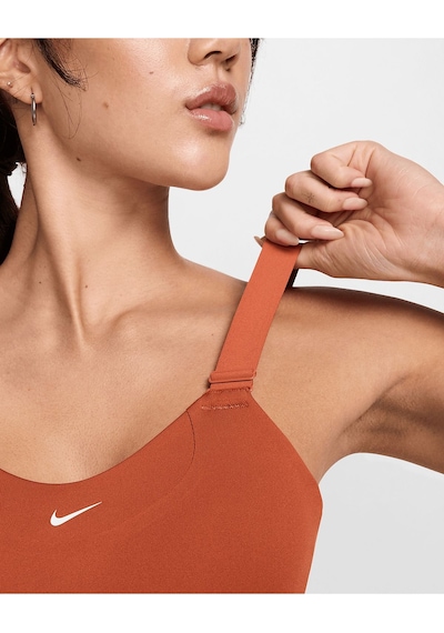 Nike Dri-fit Alpha High-support Padded Adjustable Training Kadın Bra Ndd Sport Turuncu