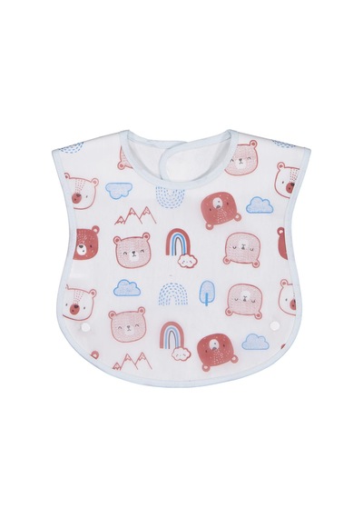 Civil Baby Ayıcık Empirme Mama Önlüğü - Yeşil Standart Mint